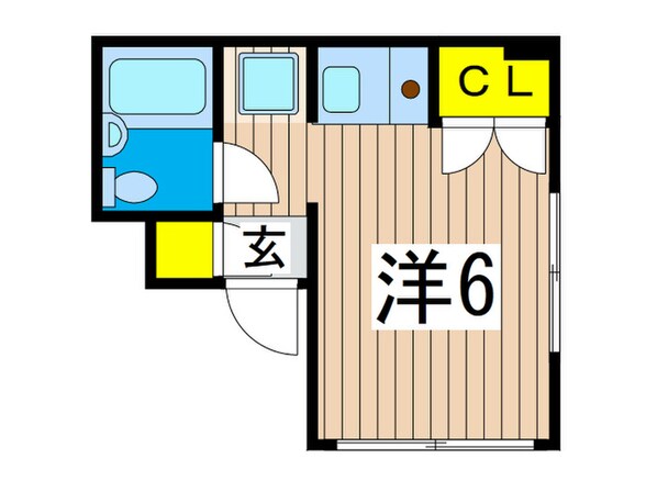 パレス六浦の物件間取画像